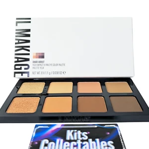 Il Makiage Eyeshadow Palette - Shade Addict | 8 Color Pan - NIB - Neutrals Brown - Picture 1 of 7