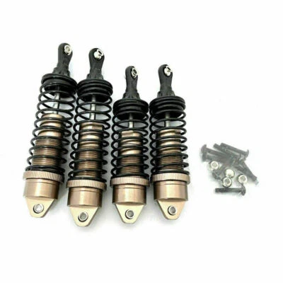 4 Pcs Front Rear Shocks For Traxxas Slash 1/10 Rustler Stampede VXL 4x4 2WD XL5 - Image 1 of 4