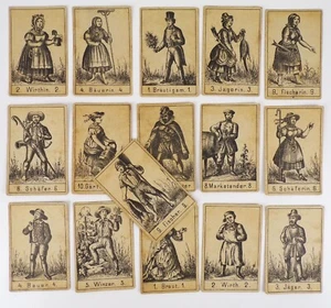 Altes Tarot Kartenspiel Wahrsage Karten - Bild 1 von 6