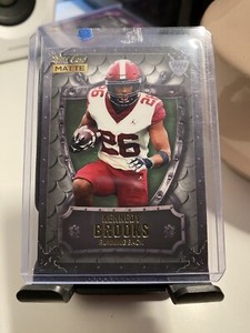 2022  Wildcard Matte Black Weekend Warrior  Card of Kennedy Brooks - Eagles RC
