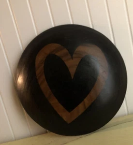 ARTEMANO ART WORK Wall Frame/Sculpture Heart 12 inches wood wow - Picture 1 of 5