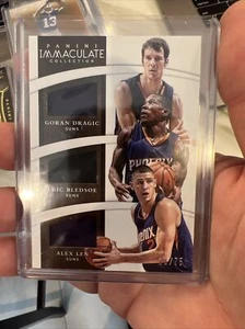 2014-15 Immaculate Goran Dragic, Len, Bledsoe Triple JERSEY/PATCH 21/75 T-Pho2 - Picture 1 of 3