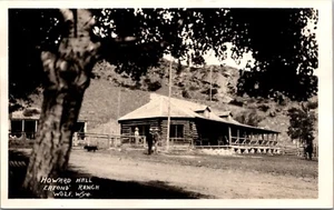 Real Photo Postcard Howard Hall at Eaton's Ranch in Wolf, Wyoming - Picture 1 of 2