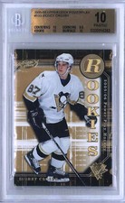 2005-06 UPPER DECK POWER PLAY SIDNEY CROSBY RC BGS 10 PRISTINE ROOKIE CARD POP 9