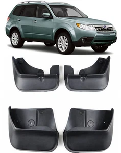 Genuine Front & Rear Splash Guards Mud Flaps FOR 2008-2013 Subaru Forester - Picture 1 of 10
