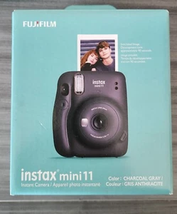 FUJIFILM INSTAX MINI 11 INSTANT CAMERA CHARCOAL GRAY BOXED - Picture 1 of 5