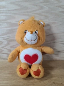 Care Bear Tenderheart Bear 2002 10" Plush Stuffed Orange Heart Toy - Picture 1 of 12