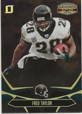 2008 Donruss Gridiron Gear Gold O's Fred Taylor 065/100 #47 - Image 1 of 2