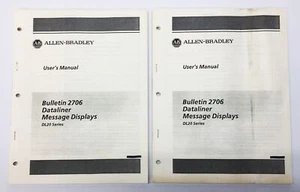Allen-Bradley Bulletin 2706 Dataliner Serie DL20 Manuale 2706-81 [Lotto di 2] NOS - Foto 1 di 4