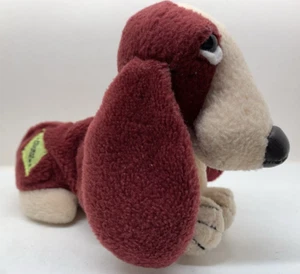 1999 Hush Puppies Special Edition Garnet Hush Puppies Bean Bag Plush Dog - Picture 1 of 8