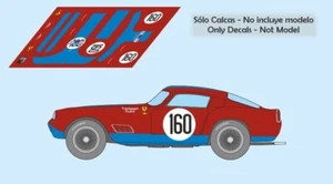 Decals Ferrari 250 GT LWB Tour Auto 1958 1:32 43 24 18 64 87 France slot calcas - Picture 1 of 1