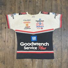 Nascar T-Shirt Vintage Graphic Goodwrench Service Racing Tee, White, Mens Medium