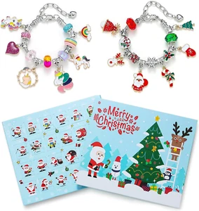 Christmas Advent Calendar Bracelets 2023 Gifts, 24 Days Xmas Countdown Calendar  - Picture 1 of 12