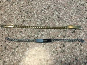 Speidel ID Bracelet monogram ANNE Bonus Silver Tone Anne Bracelet - Picture 1 of 5