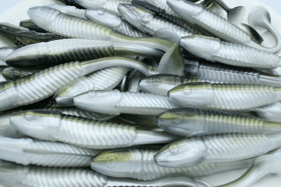 KILLER JIGS 3.5" Reel Shad Paddle Tail Swimbaits Soft Plastic Bass Walleye Fishing Lure