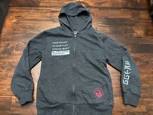 Star Wars Full Zip Hooded Sweat Jacket Youth size Large - Picture 1 of 6