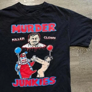 GG Allin Murder Killer Clown Junkies Short Sleeve Black Unisex Shirt S-5XL - Picture 1 of 3