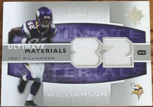 2007 Ultimate Collection Materials Silver Troy Williamson UM-TW #’d 072/125 - Picture 1 of 3