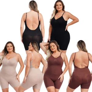 Mujeres Prendas moldeadoras Body Compresión Mono Calce Ajustado Ropa Interior Parte inferior - Imagen 1 de 44