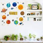 Colorful Sun And Planets Wall Decal For Children's Room Pack Of 5 Sheets