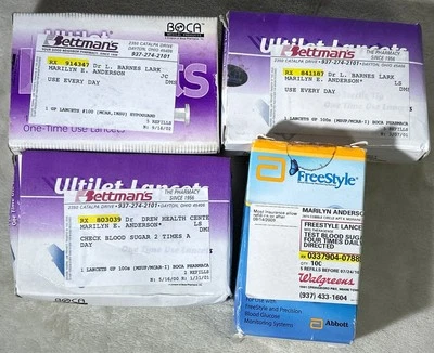 Lancetas Lote De 400 Total CADUCADAS FreeStyle Ultilet LEER Foto 1 de 4