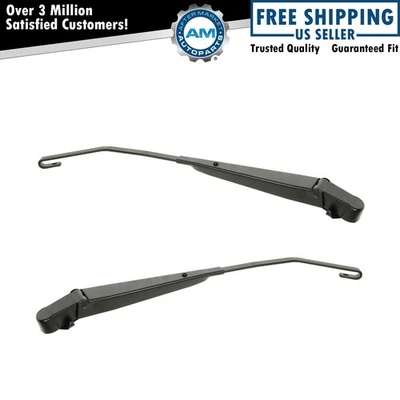 Front Windshield Wiper Holder Arm Pair Set Kit for 97-06 Jeep Wrangler - Image 1 of 3
