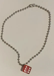 DICE Rockabilly Ball Chain Choker - Picture 1 of 1