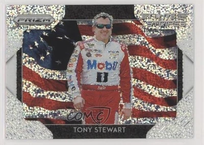 2019 Panini Prizm Stars and Stripes White Sparkle Prizm Тони Стюарт #SS-7 HOF - Изображение 1 из 2