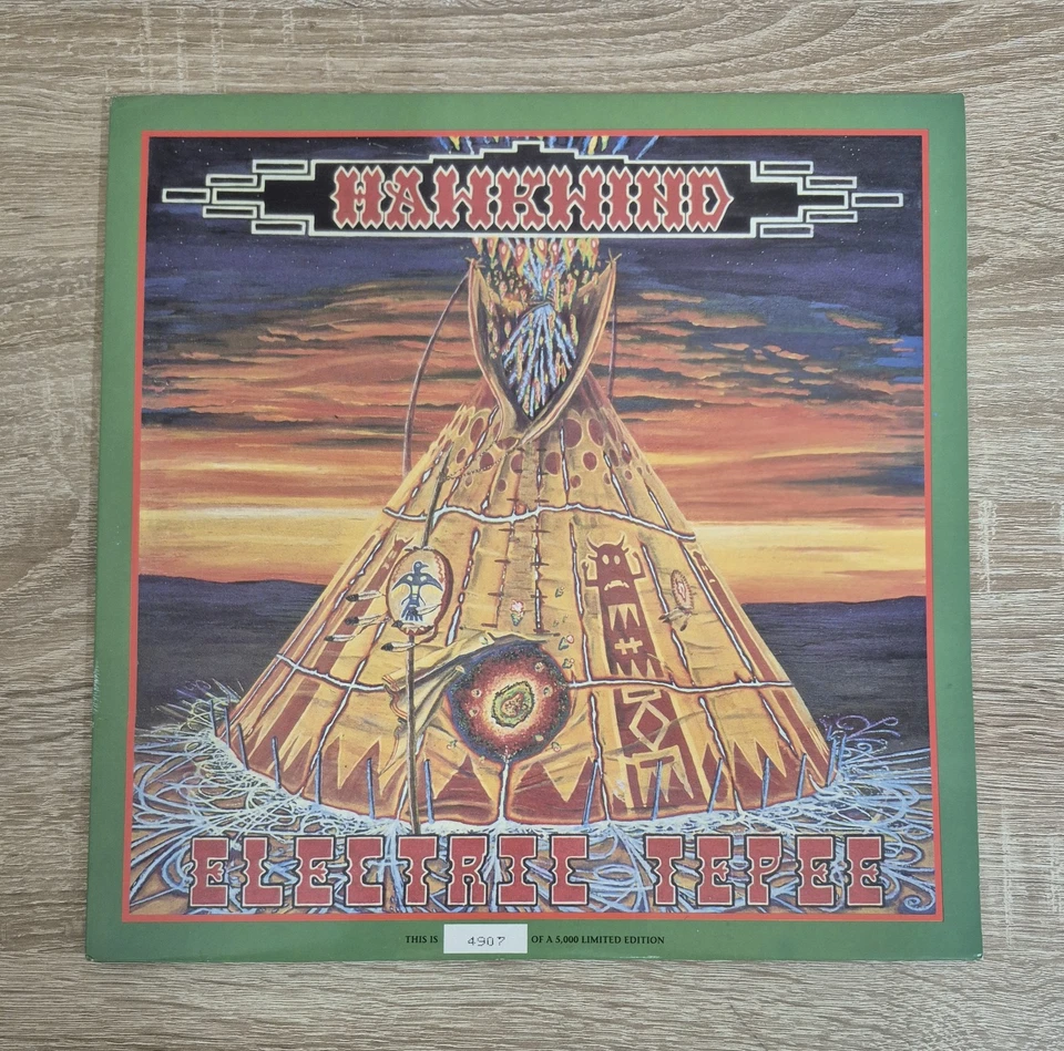 Hawkwind - Electric Tepee Vinyl Record. Ltd. Numbered (No. 4907/5000) Rare! Rock - Image 1 of 4