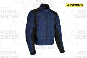 GIACCA MOTO UOMO ACERBIS CE X STREET COLORE BLU NERO TAGLIA M - Foto 1 di 1