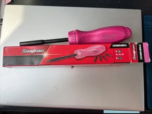 Snap on PINK Ratcheting Screwdriver SSDMR4BBCA PINK PEARL Breast Cancer NEW ❤️ - Bild 1 von 5