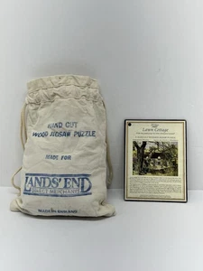 Land's End handgeschnittenes Holzpuzzle "Lawn Cottage" Made in England 320 Teile - Bild 1 von 12