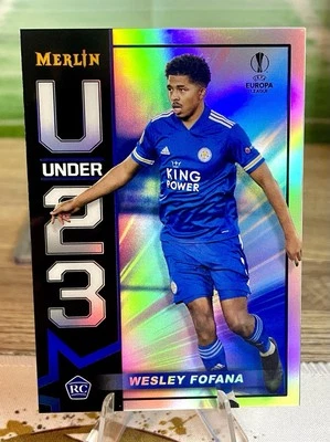 2020-21 Topps Merlin Collection Chrome UCL - U23 Stars Wesley Fofana RC, Chelsea - Image 1 of 2