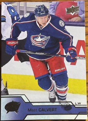 2016-17 Upper Deck Matt Calvert #308 Columbus Blue Jackets - Image 1 of 2