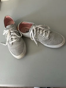 Vans Tennis Shoes Women’s Size 8 Light Gray - Picture 1 of 4