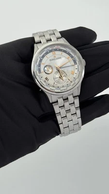 Maurice Lacroix Masterpiece Worldtimer Stainless Steel Watch MP6008 - Imagem 1 de 4