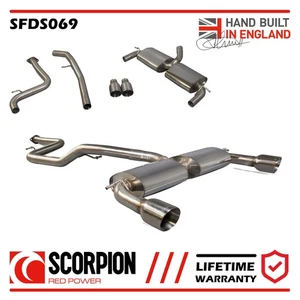 SFDS069 Scorpion Exhaust fits Focus ST 225 Turbo 06-11 Non-Resonated Cat Back - Picture 1 of 13