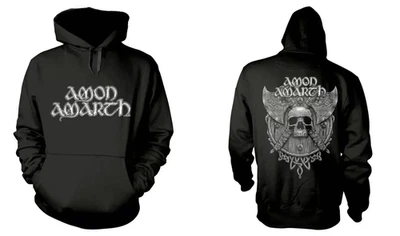 Sudadera con Capucha Amon Amarth Gris Calavera Talla Completa S-5XL FH605 Foto 1 de 3