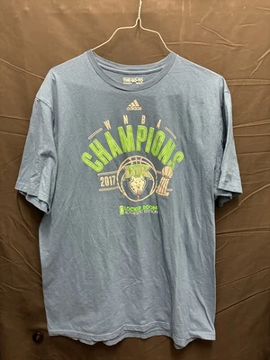 WNBA Champions 2017 Minnesota Lynx Adidas Blue T Shirt Size XL - Image 1 of 3