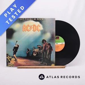 AC/DC Let There Be Rock Reissue Strawberry LP Album Vinyl Record K50366 - EX/VG+ - Picture 1 of 8