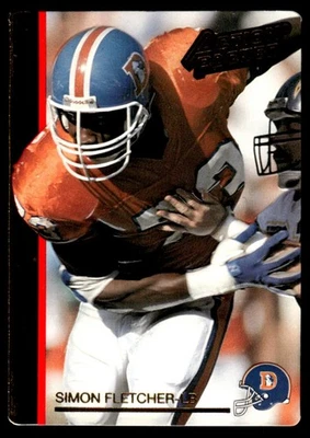 1992 Action Packed Simon Fletcher Denver Broncos #70 - Image 1 of 2