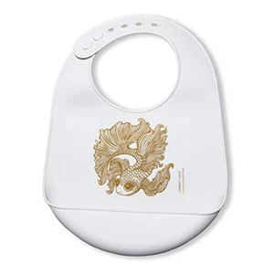 MODERN-TWIST Bucket-Bib 100% Food-Grade Silicone, Waterproof and Reusable, - Picture 1 of 6
