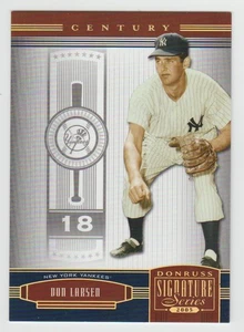 DON LARSEN Yankees 2005 Donruss Signature Series CENTURY GOLD #88 SP #10/25 SSP - Picture 1 of 2