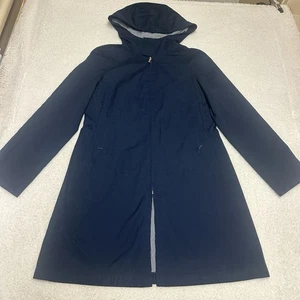 RALPH LAUREN Regenmantel Jacke blau kariert Futter Extra Small CS - Bild 1 von 12