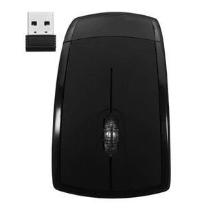 Drahtlose Mausklimette Computermaus für Home (schwarz) drahtlose - Photo 1/12
