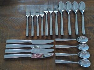 19 x Cambridge CBS205 Stainless Flatware Spoons Forks Knives 18/10 