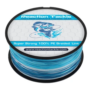 Reaction Tackle Braided Fishing Line- Various Sizes and Colors - Picture 1 of 10