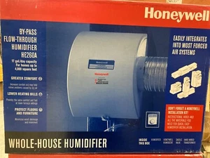 Honeywell By-Pass Flow-Through Whole House Humidifier HE260A Brand New - Picture 1 of 3