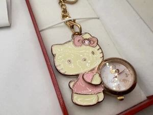 Sanrio Hello Kitty watch 40th anniversary Keychain watch Battery replaced - Picture 1 of 14