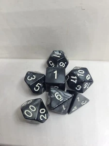 Dungeons and Dragons D&D JUEGO OFICIAL DE 7 DADOS - Negro - Imagen 1 de 7